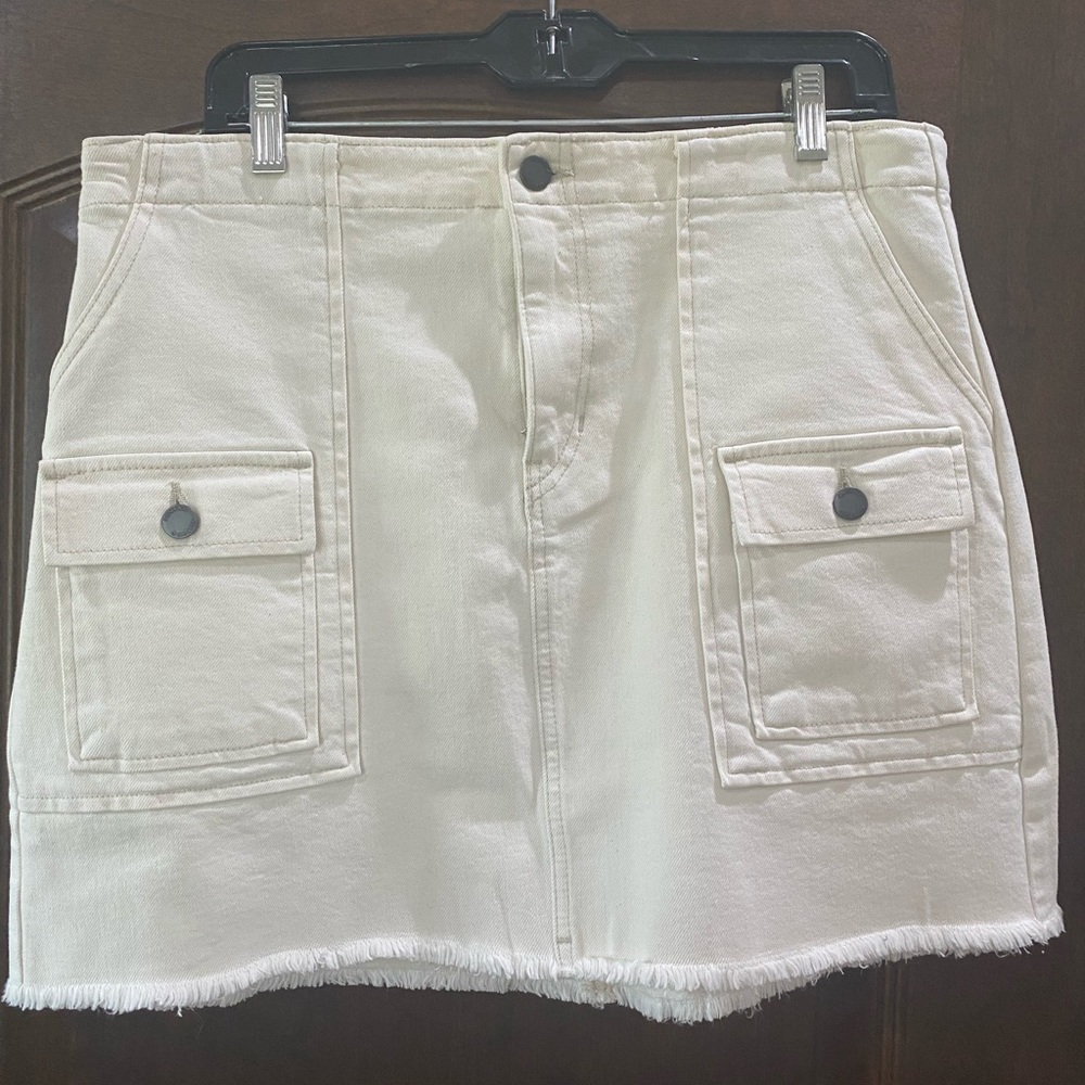 Banana Republic Denim Utility Skirt